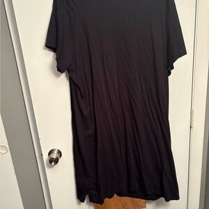 Old Navy Dark Black Tee dress Xxl TALL